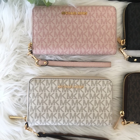 Last1✨Michael Kors jet set Large flat phone wallet - Picture 5 of 8